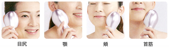 高速変動磁場の力で 乾燥小ジワ対策。【高速変動磁場・美顔器