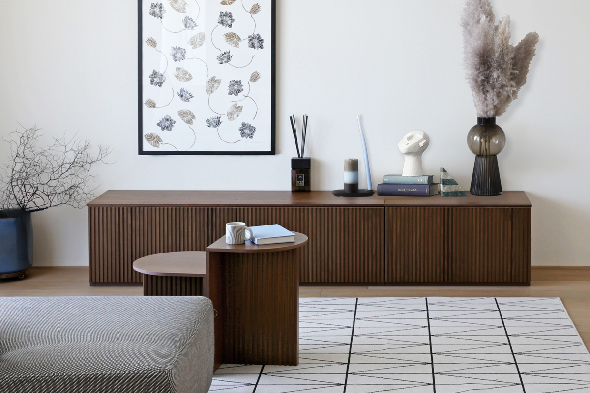 リブシリーズ H50サイドテーブル OAK (W40×D35×H50) 税込￥64,800