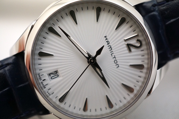 安心なH42211655 新ジャズマスターレディ30ミリ クオーツ ブルーカーフ