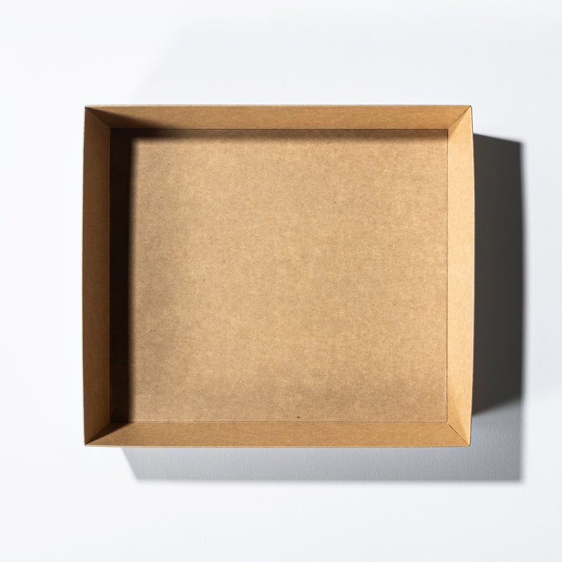 TAKE PACK】クラフトトレイ ロータイプ長方形 XL