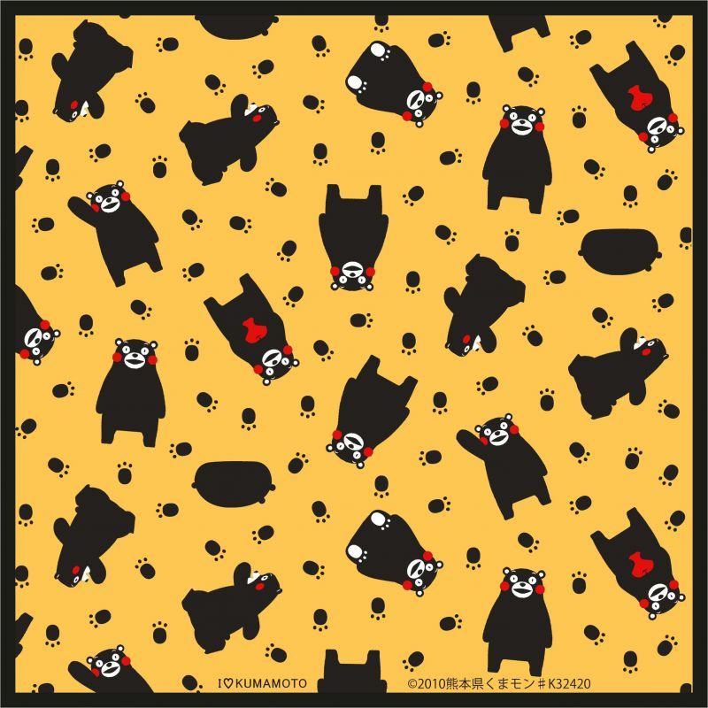 トレシー® くまモン A1919P－KUMAMON 19×19cm くまモン 黄・大