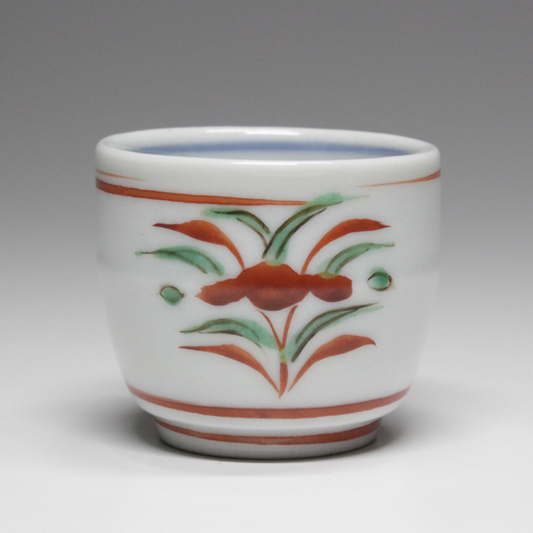 北大路魯山人『呉須赤絵ぐい呑み』 -瀧屋美術 鎌倉の美術品店 販売買取