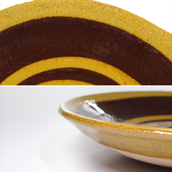 河井寛次郎 『流描皿』 共箱 民藝 - 瀧屋美術 -鎌倉の美術品専門店