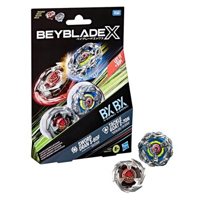 Beyblade X Tackle Goat 2-70N & Sword Dran 3-60F Dual Pack Set : Target