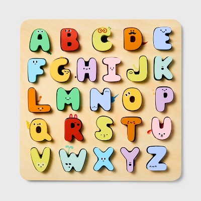 Wooden ABC Puzzle - 27pc - Gigglescape™: Educational Focus on