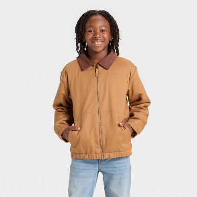 Boys' Workwear Fashion Jacket - Cat & Jack™ Brown : Target