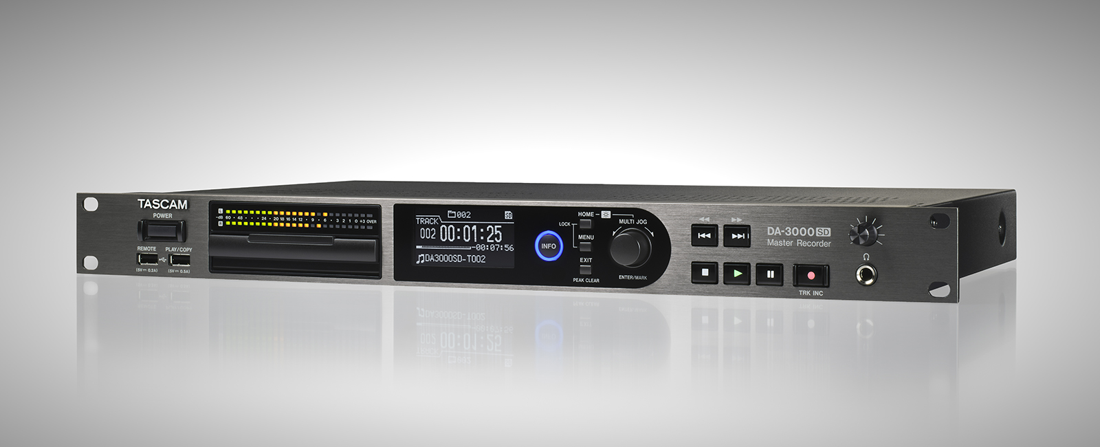 高音質レコーディングの定番機『DA-3000』が復活。 マスターレコーダー