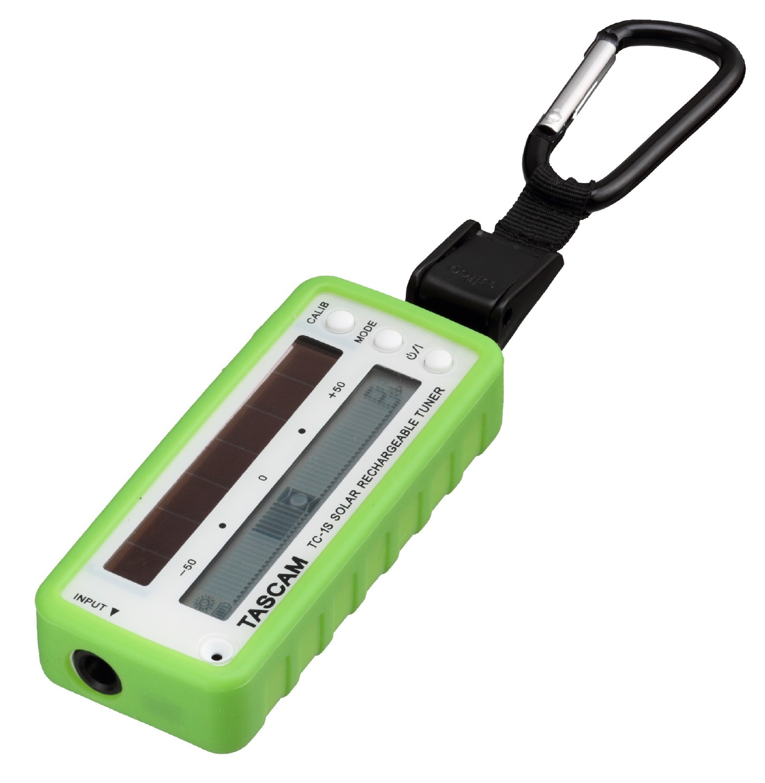 TC-1S | 太陽光で充電可能なクロマチックチューナー | TASCAM (日本)