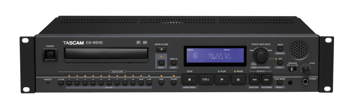 CD-6010 | 放送業務仕様CDプレーヤー | TASCAM (日本)