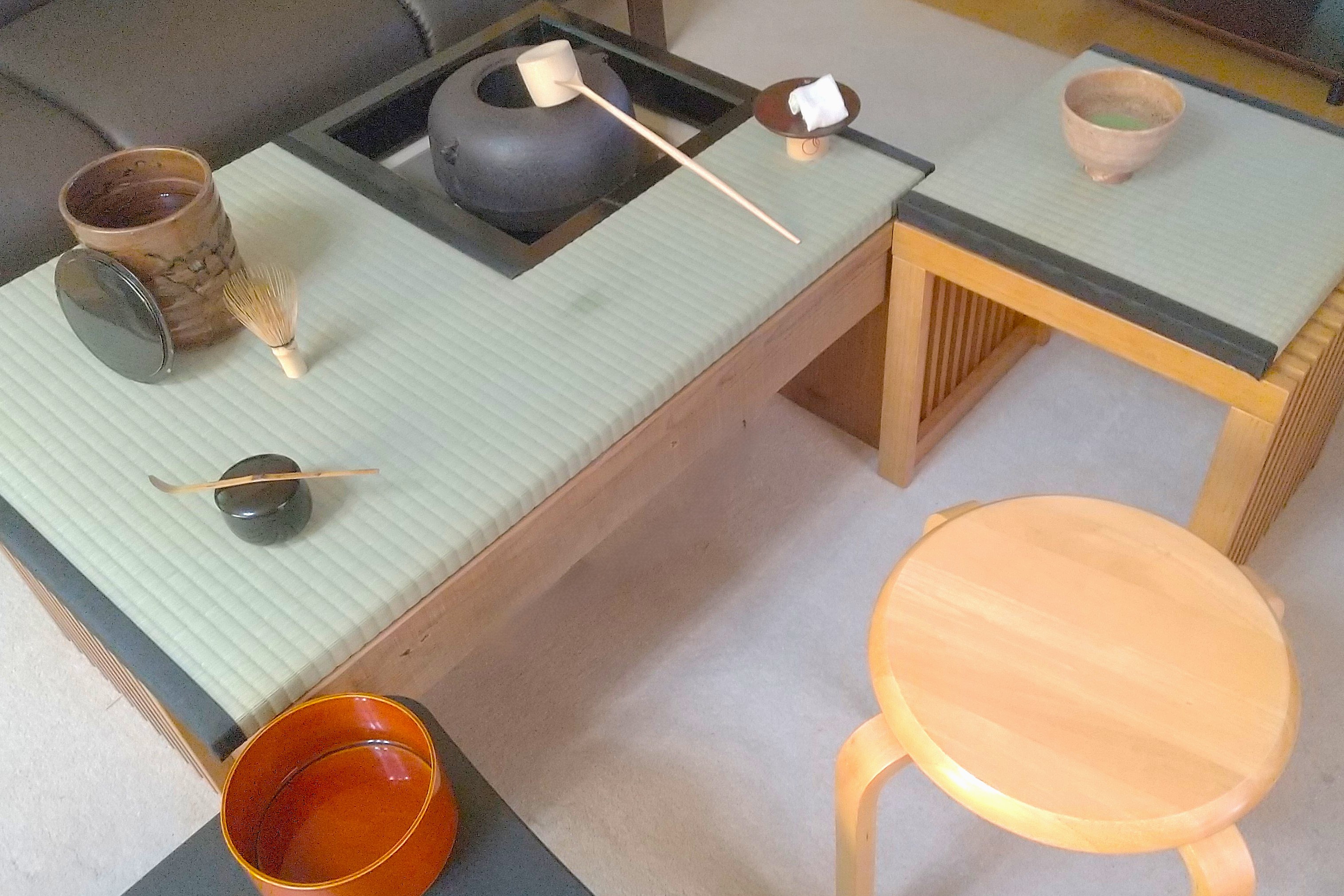 茶道の立礼卓に使用する置き畳を天然い草でサイズオーダー