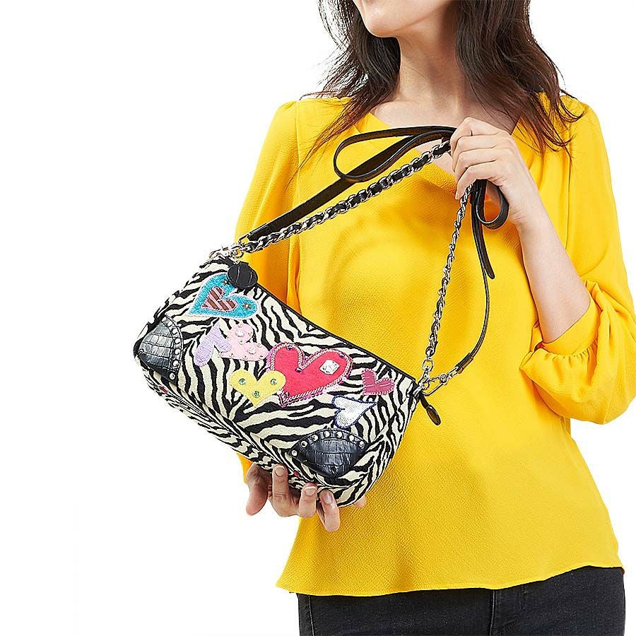 パンキッシュゼブラ 2ウェイショルダーバッグ / Think Bee! 『公式