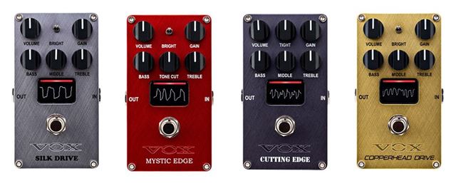 Nutube搭載のオーバードライブ VALVENERGYシリーズがVOXから | エレキ