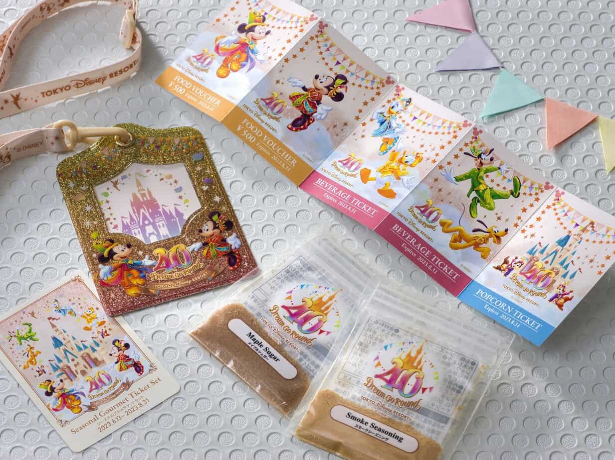 Tokyo Disney Resort 40th Anniversary Seasonal Gourmet Ticket Set