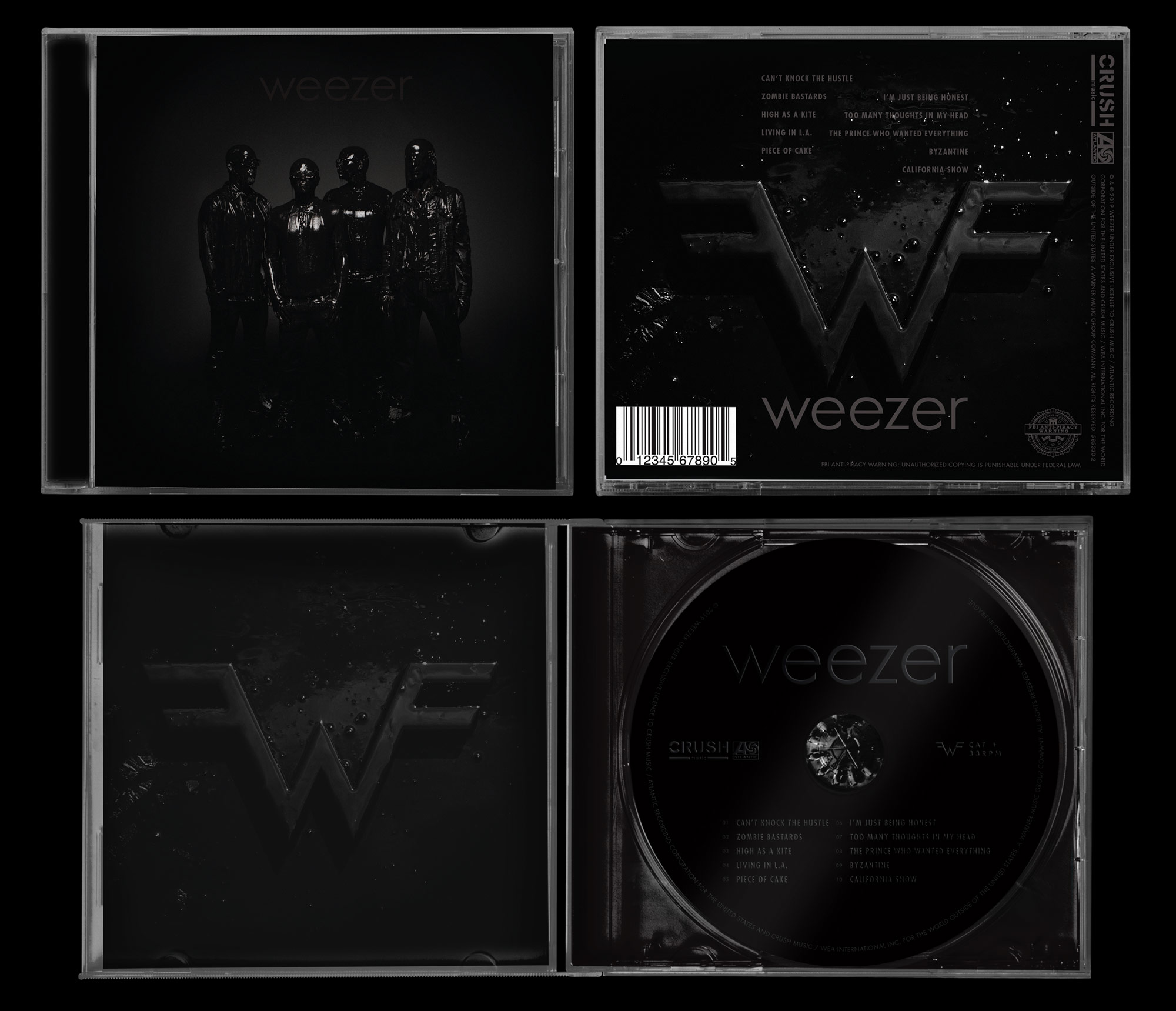 WEEZER - THE BLACK ALBUM (Design by TNSN DVSN)