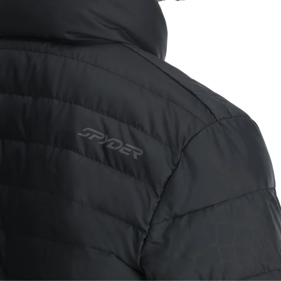 Spyder Men's Zenith Down Jacket - Black - TeamSkiWear | Ski Racing