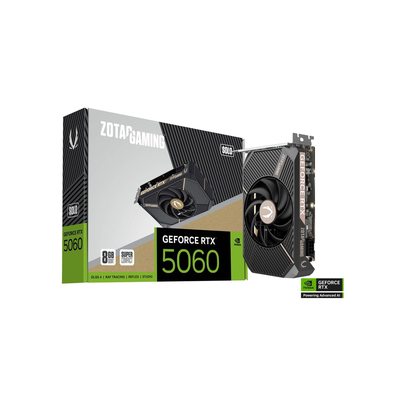 ZOTAC Gaming GeForce RTX 5060 SOLO Graphics Card - 8GB