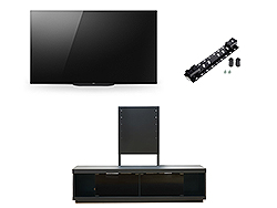 55型～77型の4Kブラビアに対応！まるで壁掛けのような『カデンツァ製