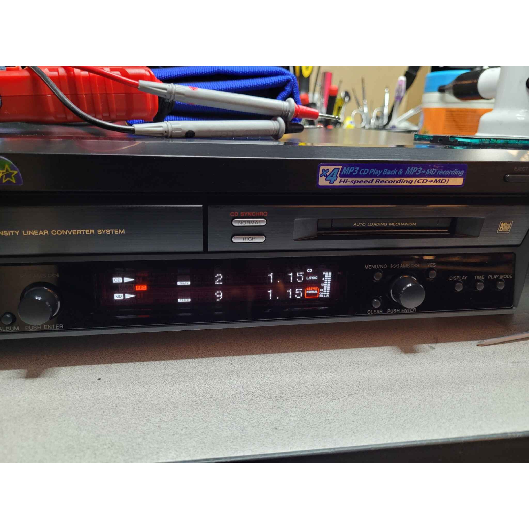 Sony MXD-D400 Minidisc CD player MD recorder – TekRevolt