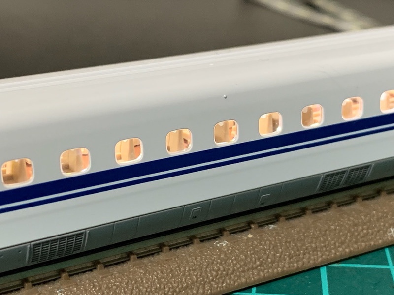 トミックスN700系新幹線8両編成室内灯付き 加工有・室内灯付TOMIX