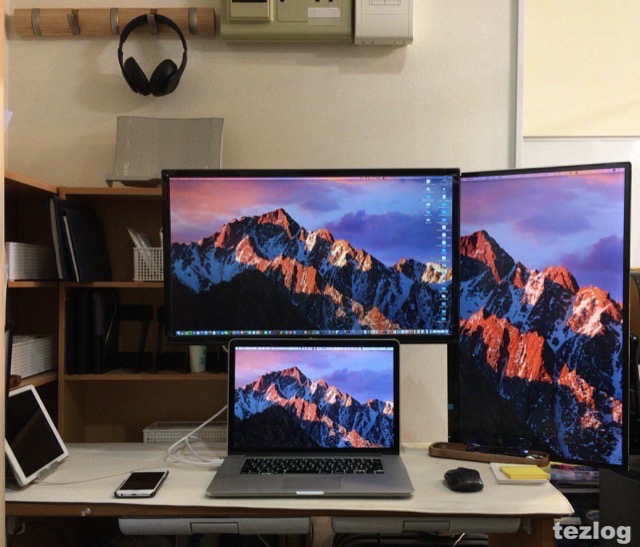 27インチ4K液晶モニターを購入。トリプルディスプレイで作業効率格段に