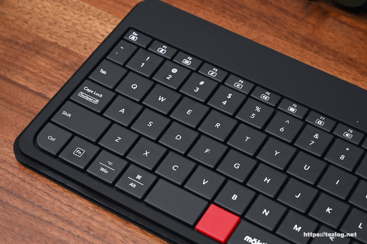 MOKIBO Fusion Keyboard 2.0 ユニバーサルタイプ レビュー。キーボード