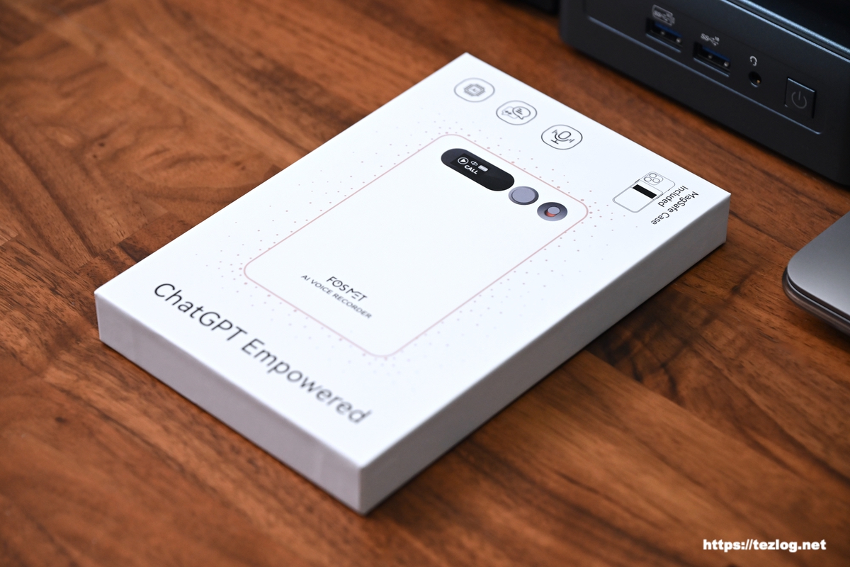 FOSMET X Note Rec10 レビュー。圧倒的高コスパ AIボイスレコーダー