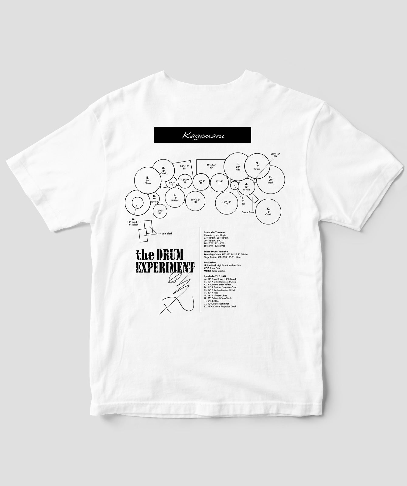 Drummer's Set Up Vol.21 影丸［-真天地開闢集団-ジグザグ］ – T-OD