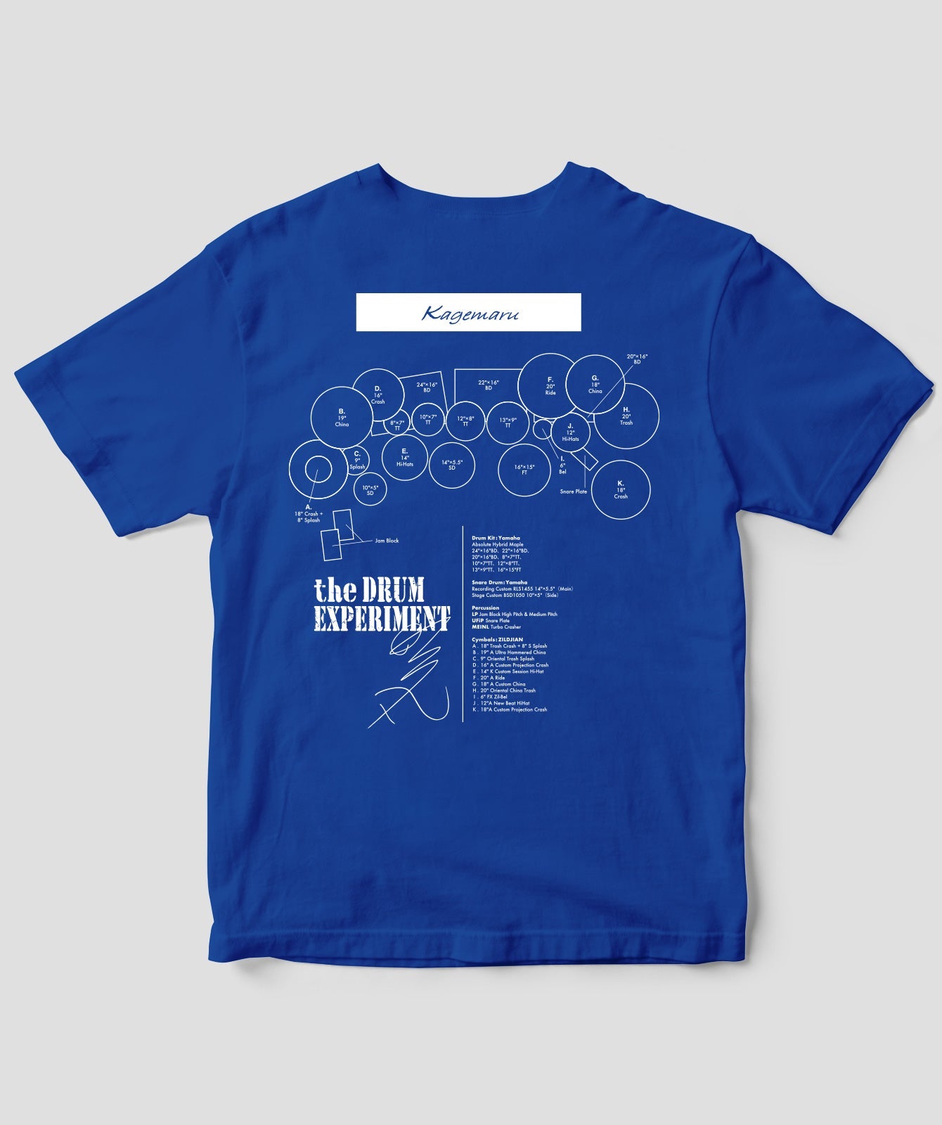 Drummer's Set Up Vol.21 影丸［-真天地開闢集団-ジグザグ］ – T-OD