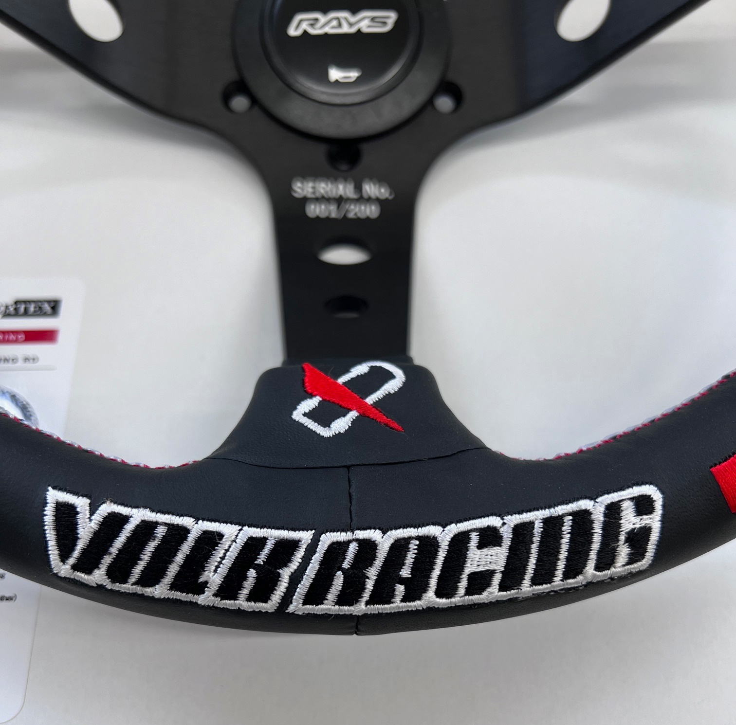 RAYS x VERTEX VOLK RACING Steering RED