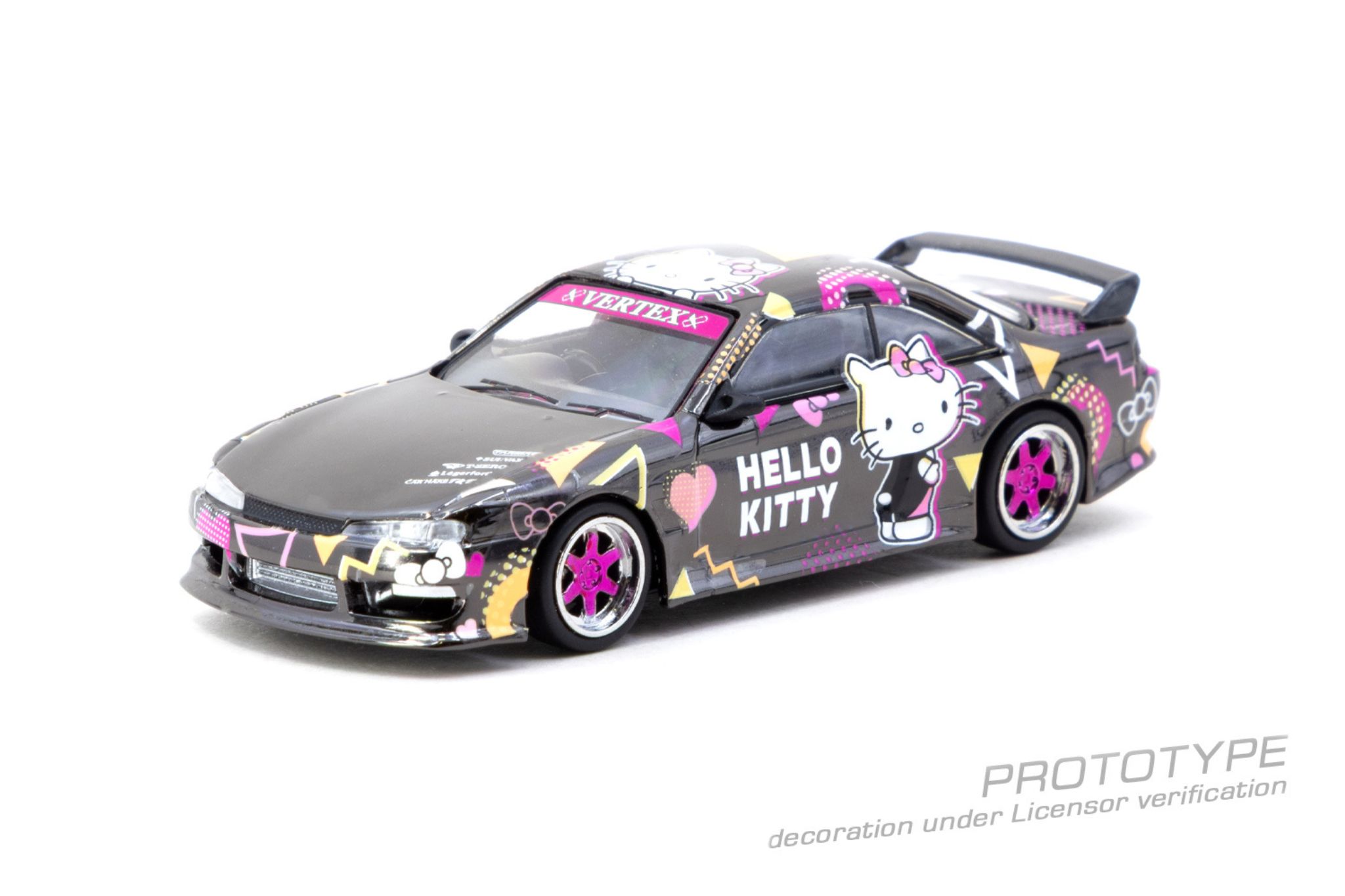 ターマックワークス 1／64スケール VERTEX、S14シルビア、キティ