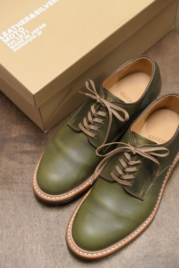 MOTO/PLAIN TOE OXFORD SHOES(グリーン) - T-bird