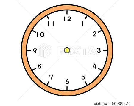 針なし時計 数字 時計の写真素材 - PIXTA