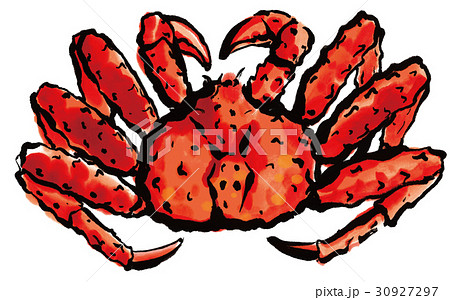 水墨画 蟹 墨絵 墨のイラスト素材 - PIXTA