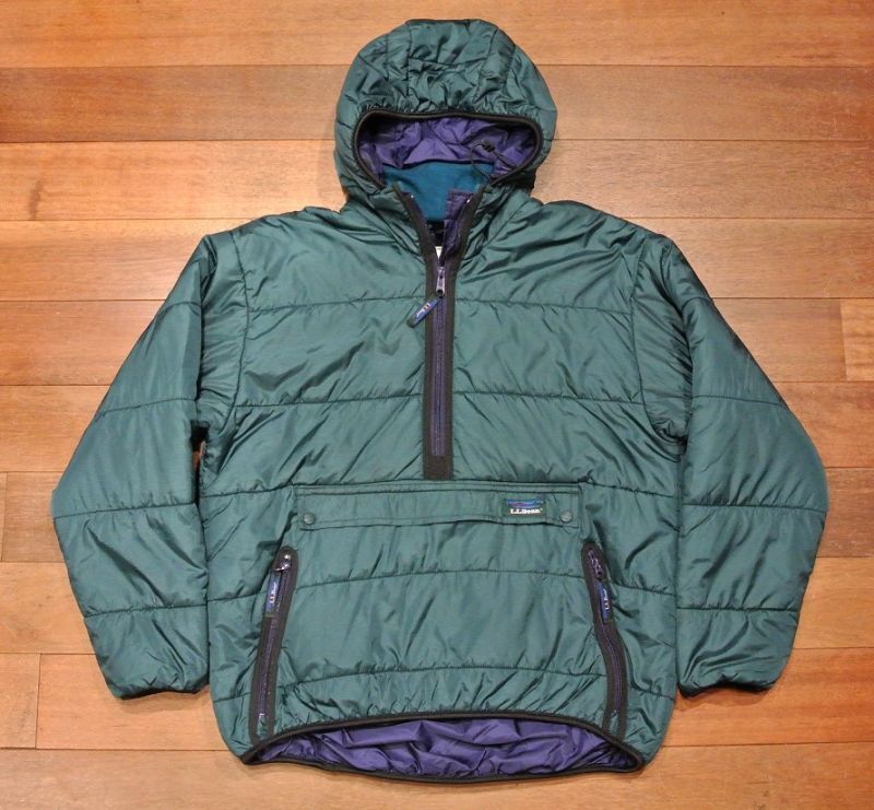 VTG/USED】90s L.L Bean ハーフジップ プリマロフトジャケット Made in
