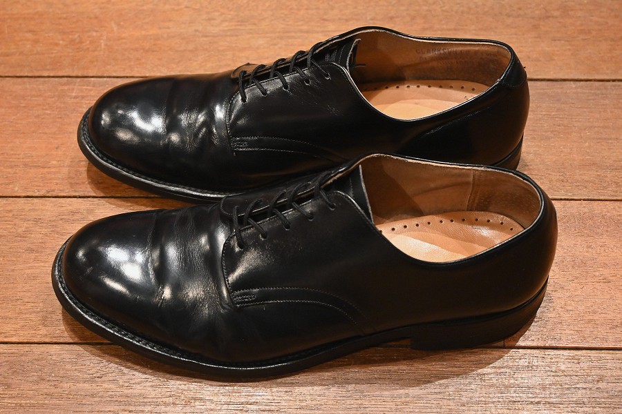 89 (USED/VTG) U.S NAVY サービスシューズ (9-R) CLARKSVILLE FTWR.社