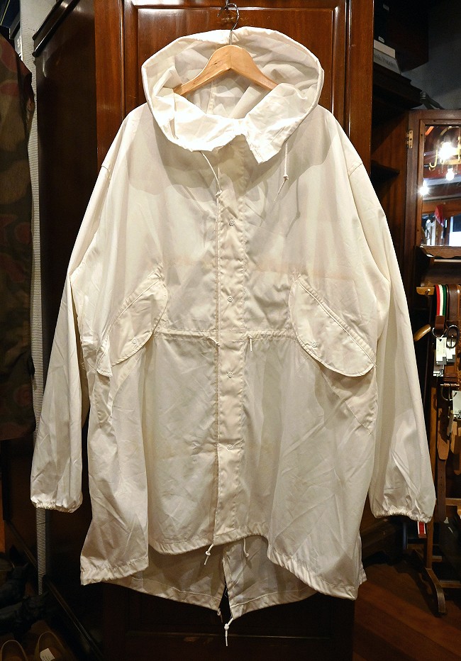 80s DEADSTOCK US ARMY SNOW CAMO PARKA スノーカモパーカー(白/MEDIUM