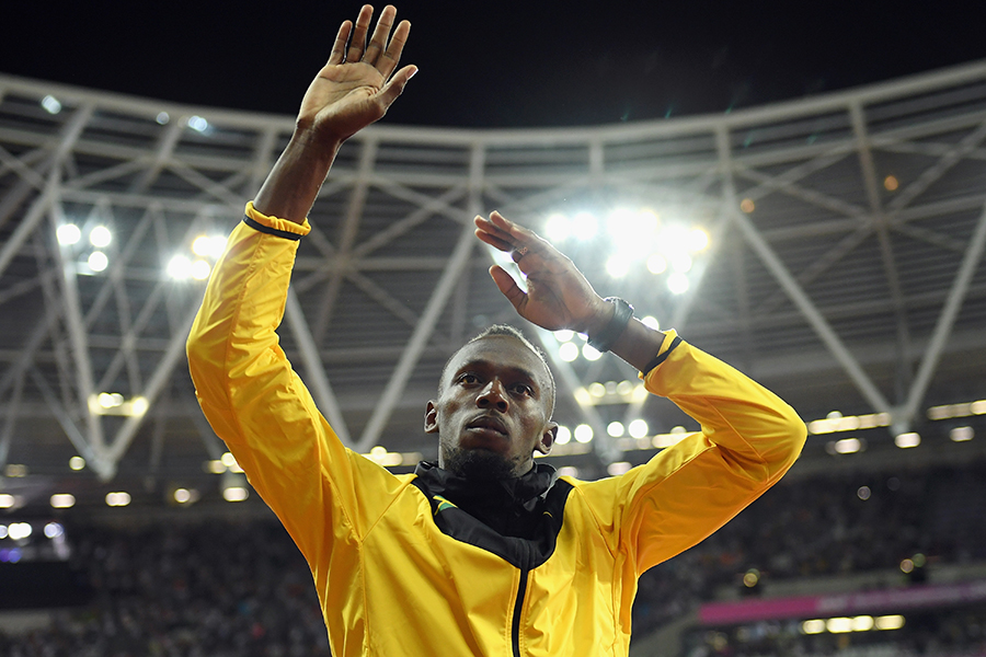 ボルトとマラドーナ、異色の