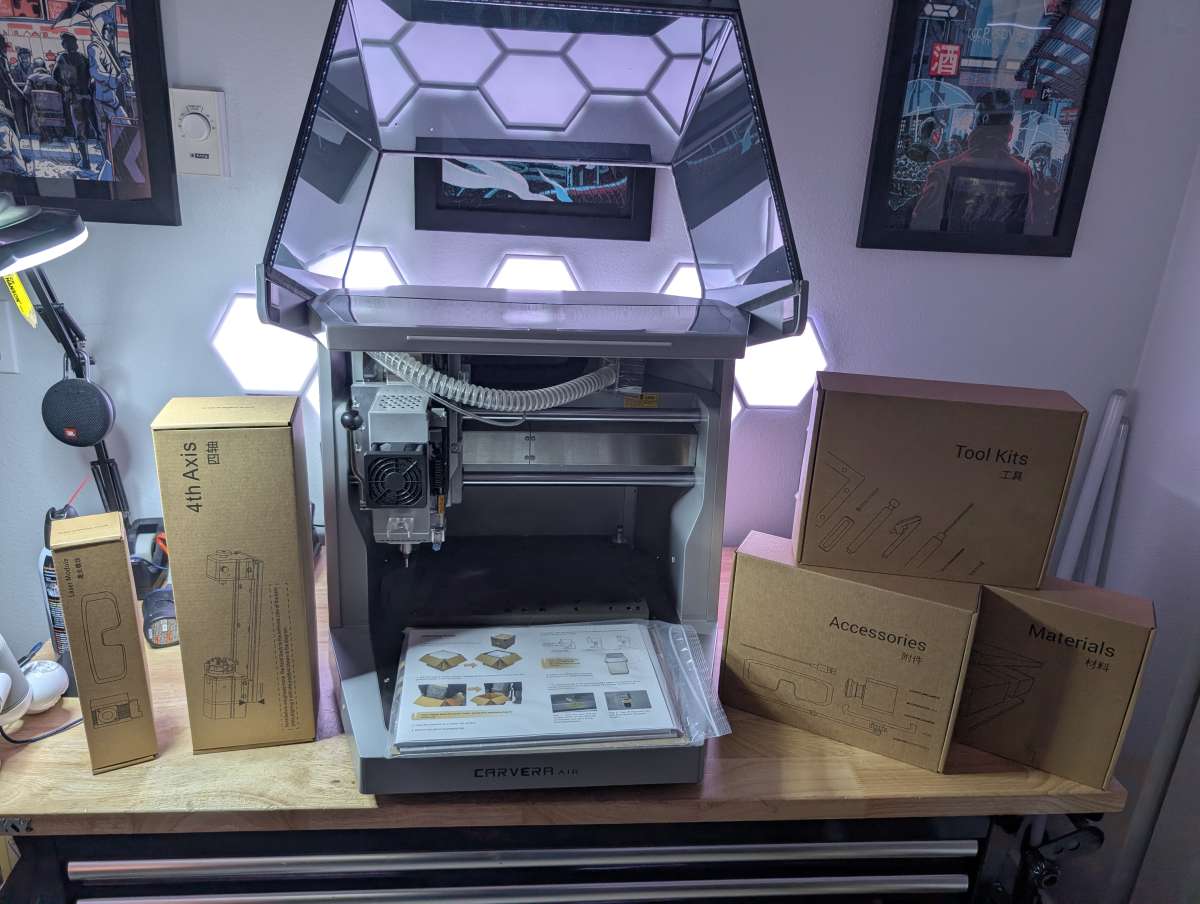 Makera Carvera Air Desktop CNC Machine review - Full CNC power in