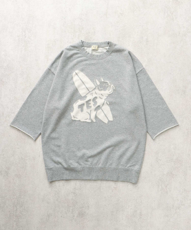TES BUHI CAFE OPAL FINISH 7SLEEVE SWEAT / 7分袖スウェット – TES