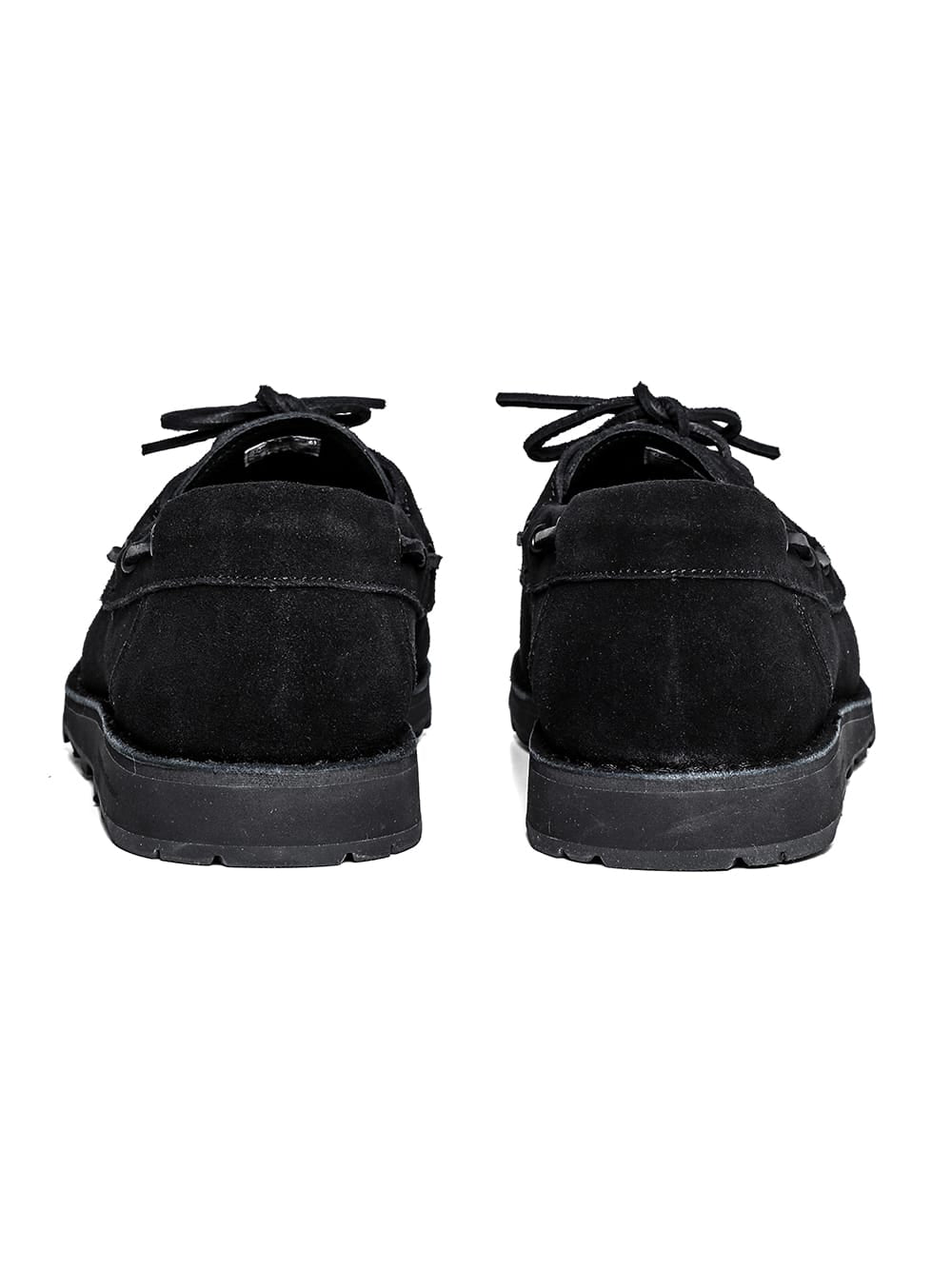 sf.0005AW25-black モカシンシューズ The Black-and-White Realism