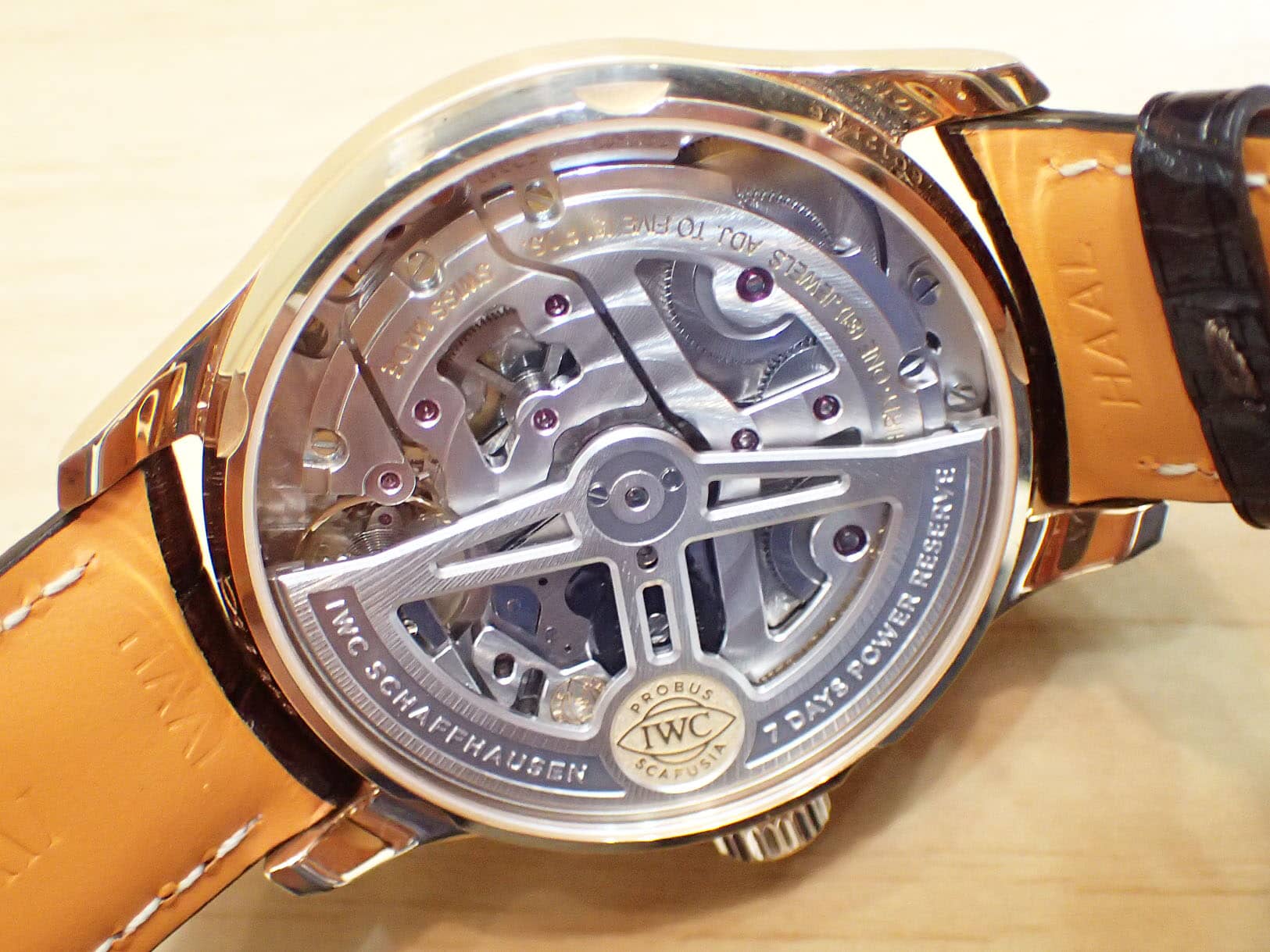 中古品【IWC】インターナショナル ポルトギーゼ 7DAYS IW500701 K18RG