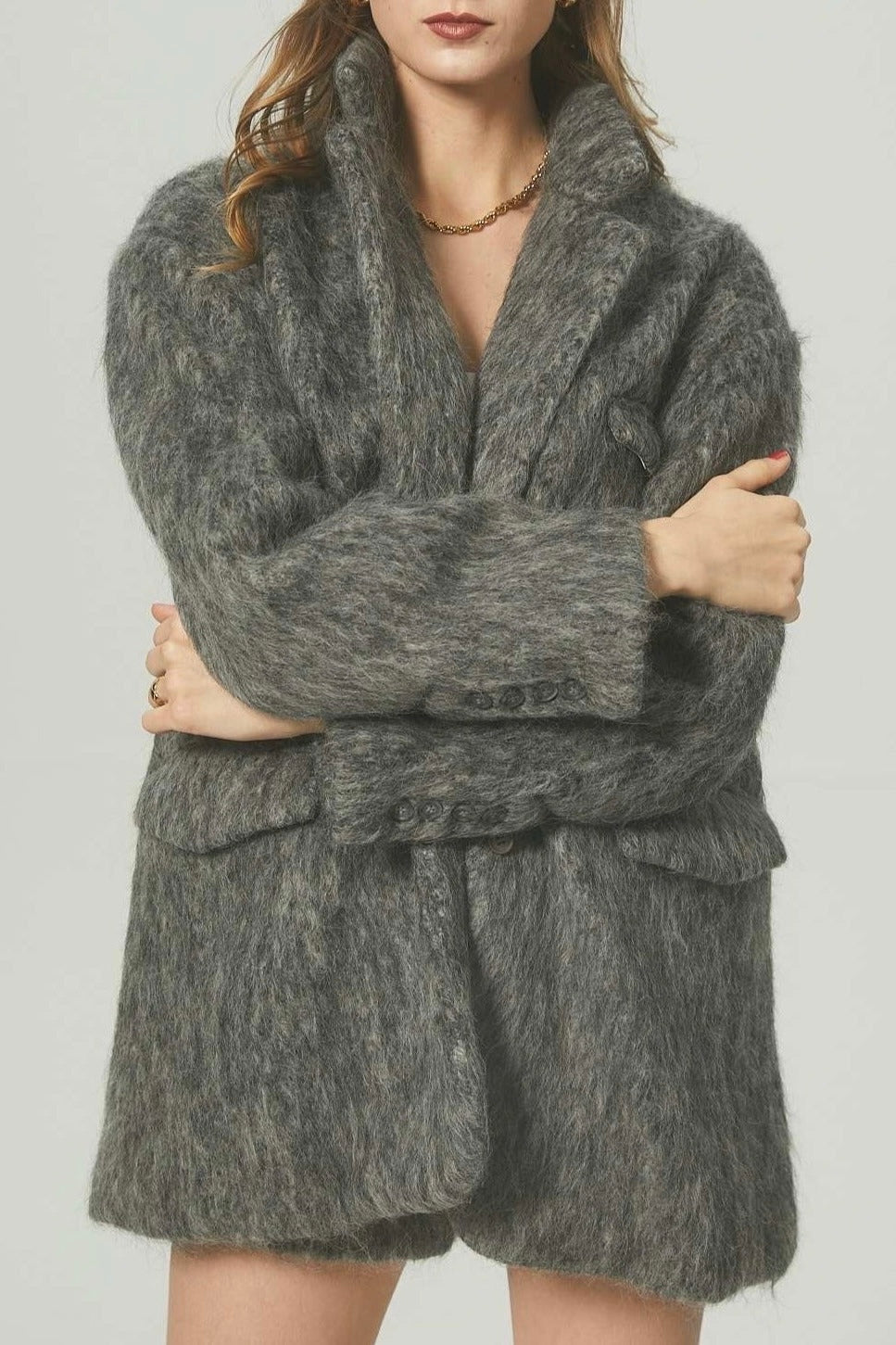 Chamonix shaggy jacket – THE TOÉ