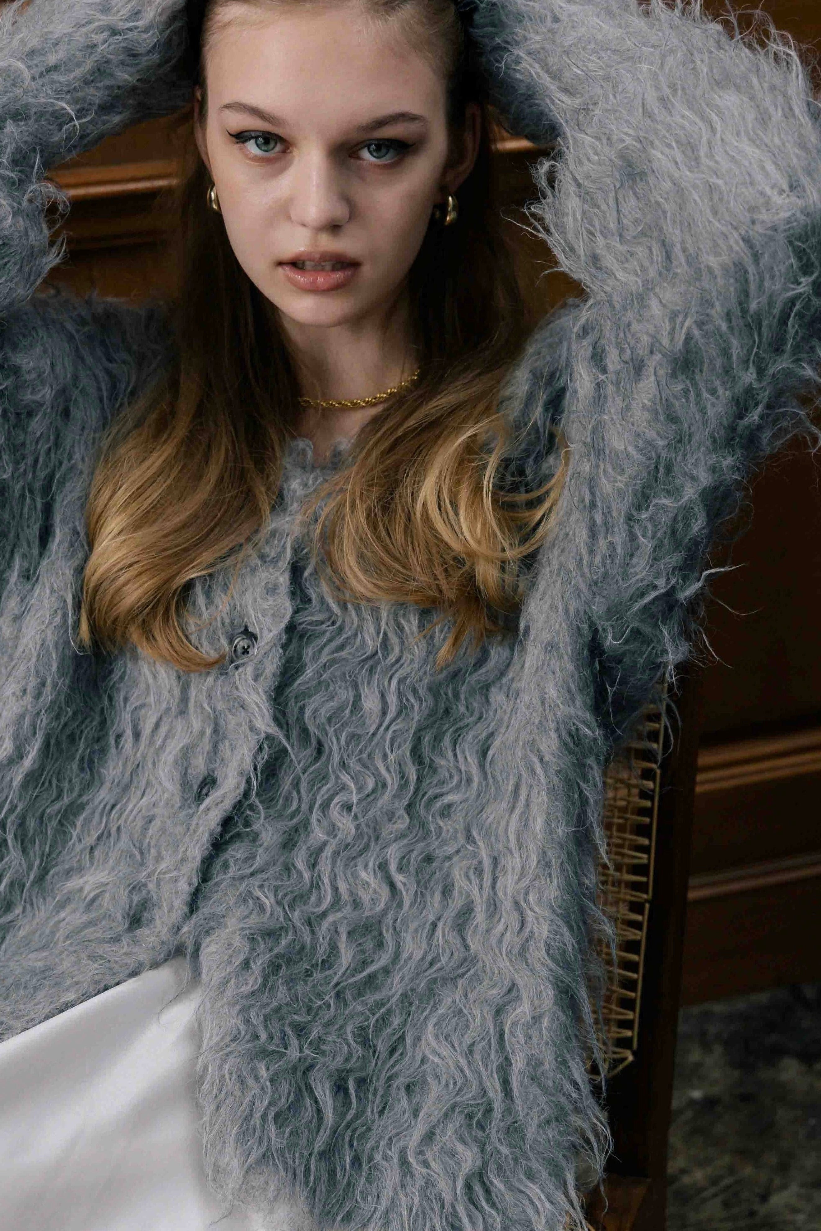 Pigalle Shaggy Cardigan – THE TOÉ