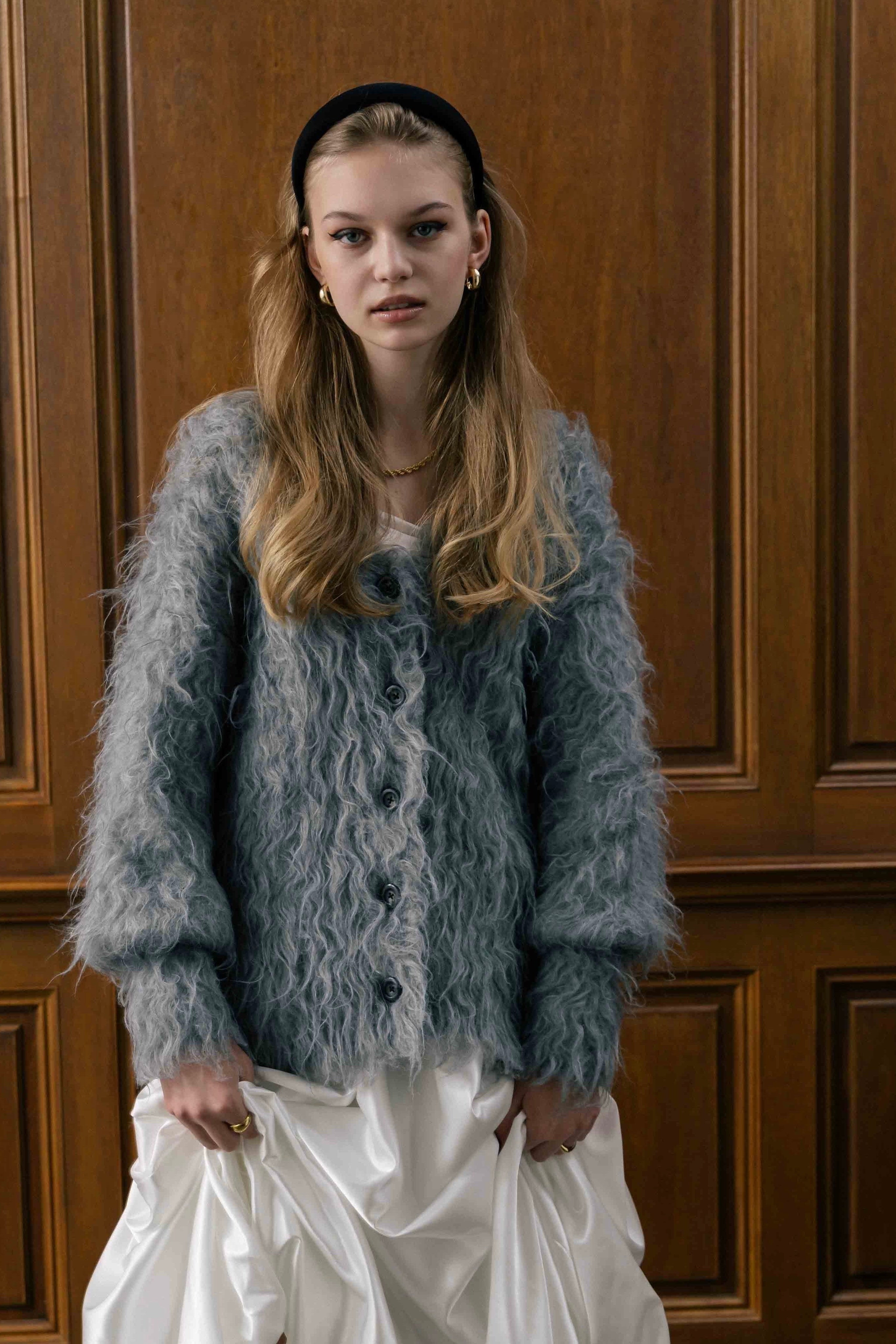 Pigalle Shaggy Cardigan – THE TOÉ