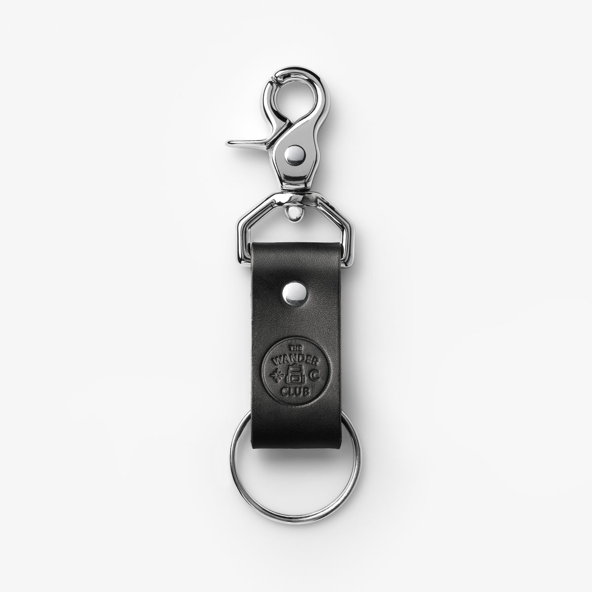 Black Travel Keychain | The Wander Club