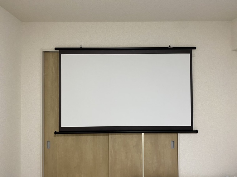 掛け軸 プロジェクター スクリーン 16：10 60インチ フルハイビジョン