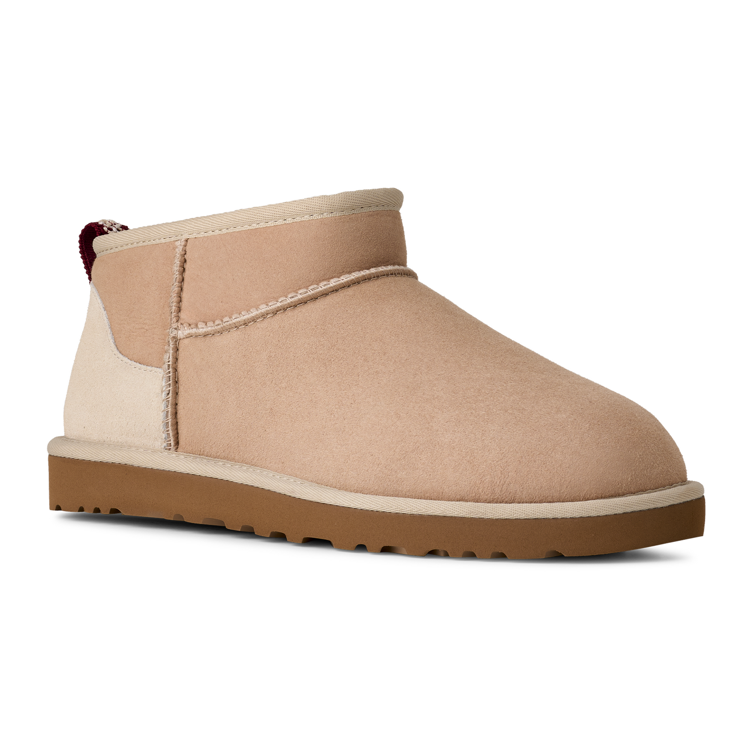 UGG® Classic Ultra Mini (Unisex) - Driftwood/Biking Red – The Heel