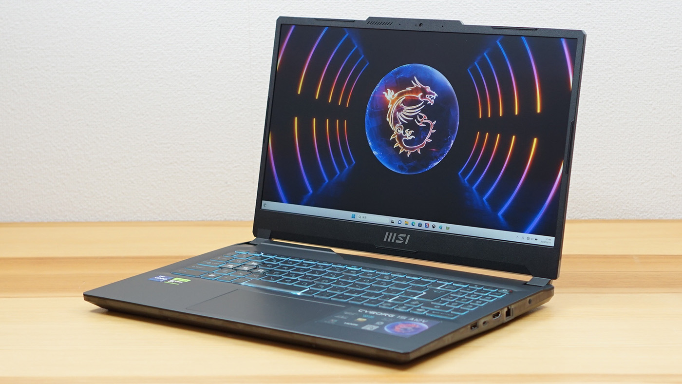 MSI Cyborg 15 A12V（ゲーミングノートPC）の実機レビュー - the比較