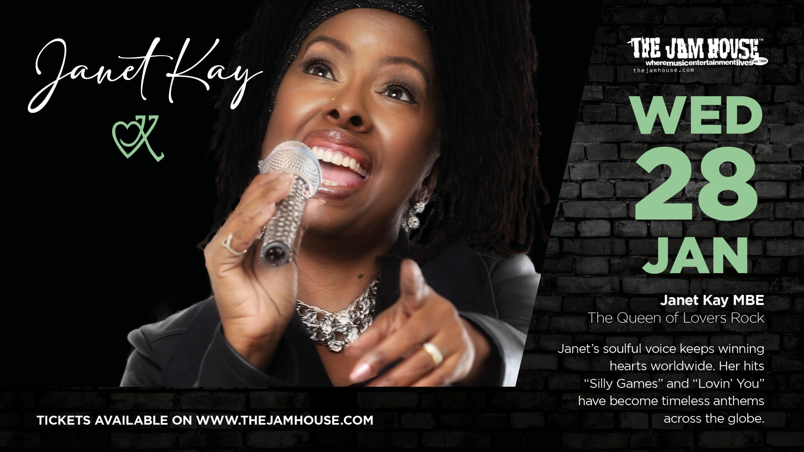Janet Kay MBE 'Queen of Lovers Rock' - The Jam House