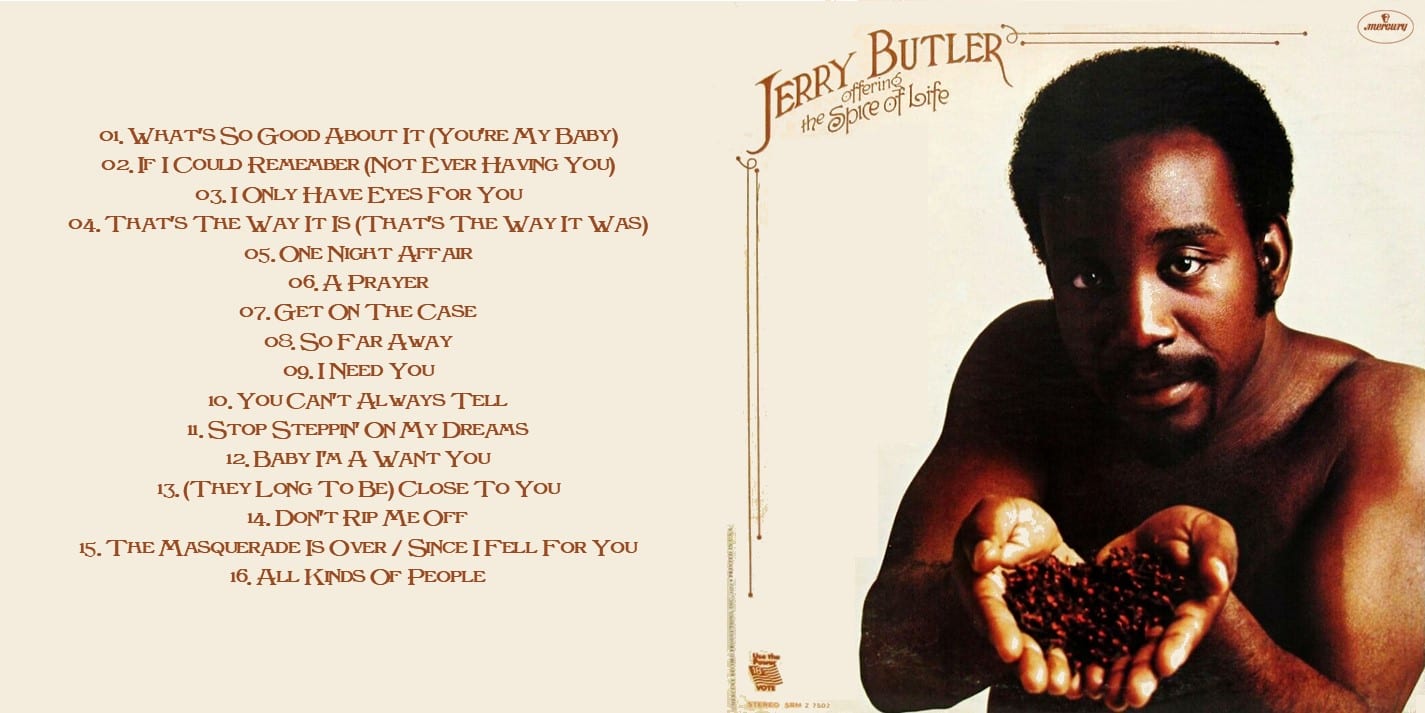 Jerry Butler - The Spice Of Life (1972) CD -
